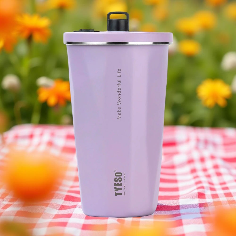 tumbler acero con pitillo portátil