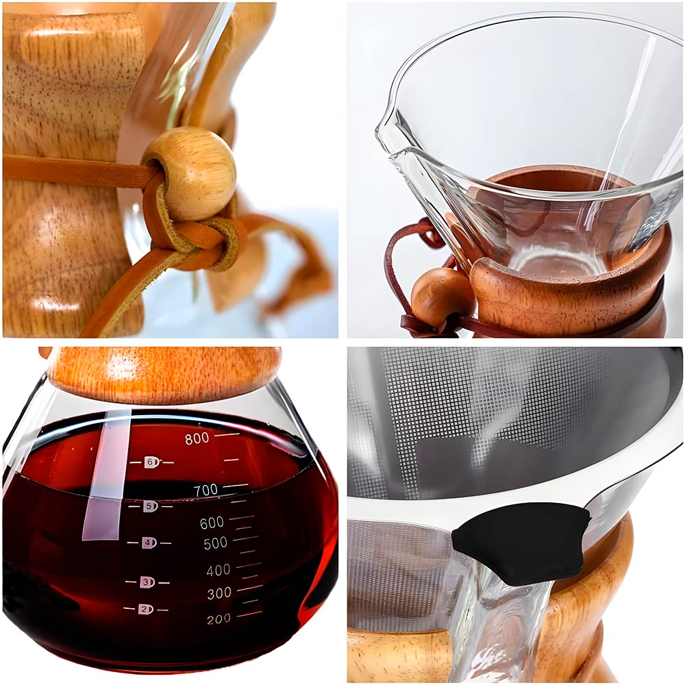 cafetera por goteo chemex