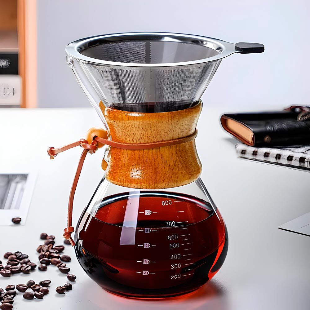 cafetera por goteo chemex