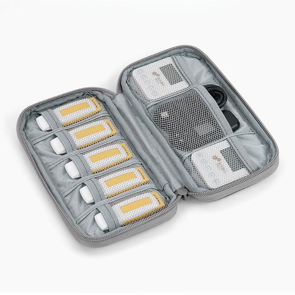 Estuche organizador de cables y accesorios