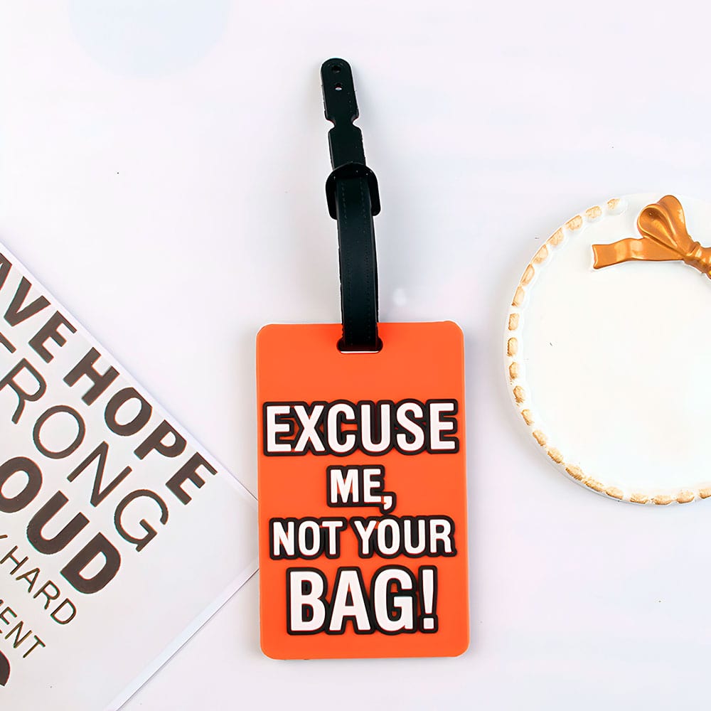 etiquetas identificador de equipaje de viaje