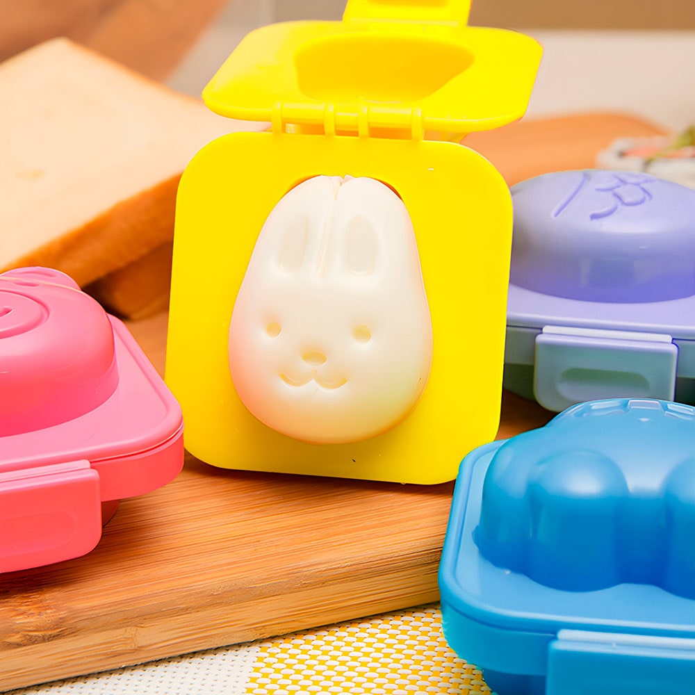 moldes huevo y arroz lonchera