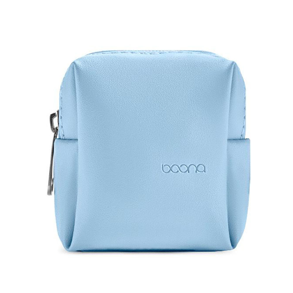 organizador de accesorios portátil mini azul