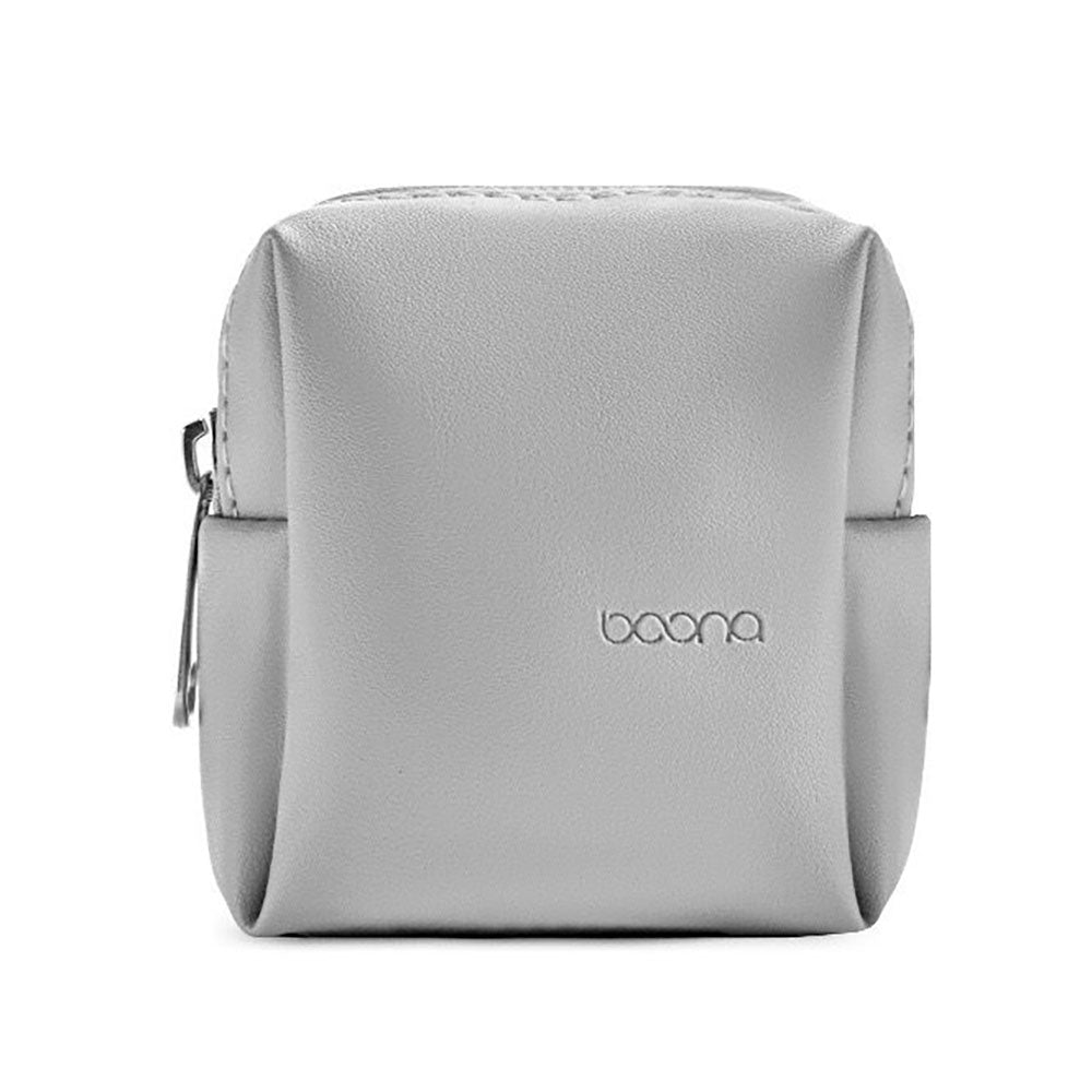 organizador de accesorios portátil mini gris