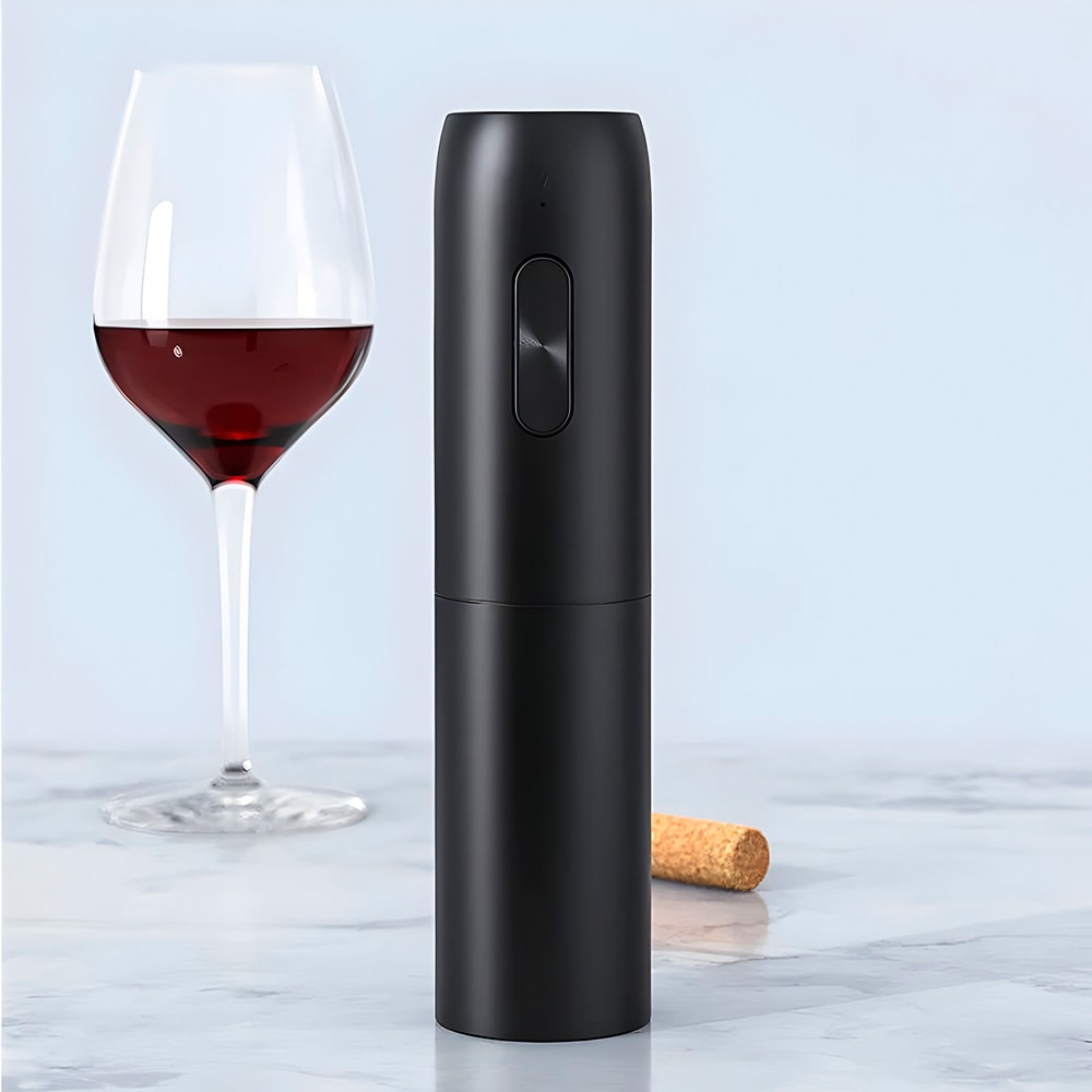 sacacorchos abridor de botellas de vino electrico negro