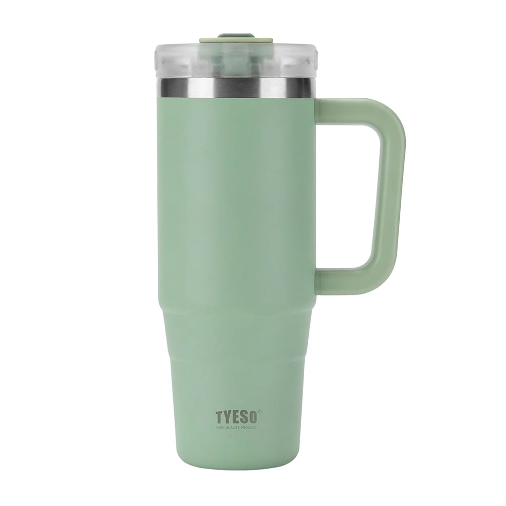 vaso termico de acero inoxidable botella hermetica tyeso verde