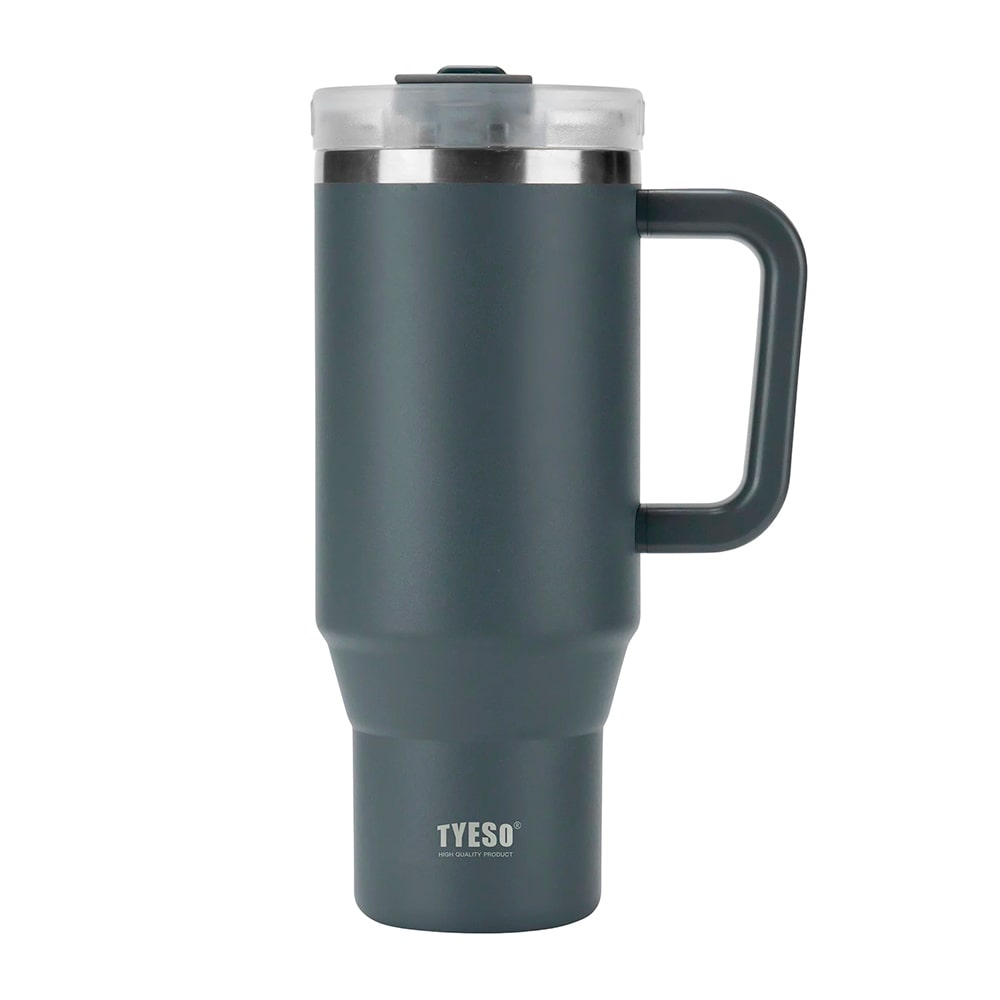 vaso termico de acero inoxidable botella hermetica tyeso gris