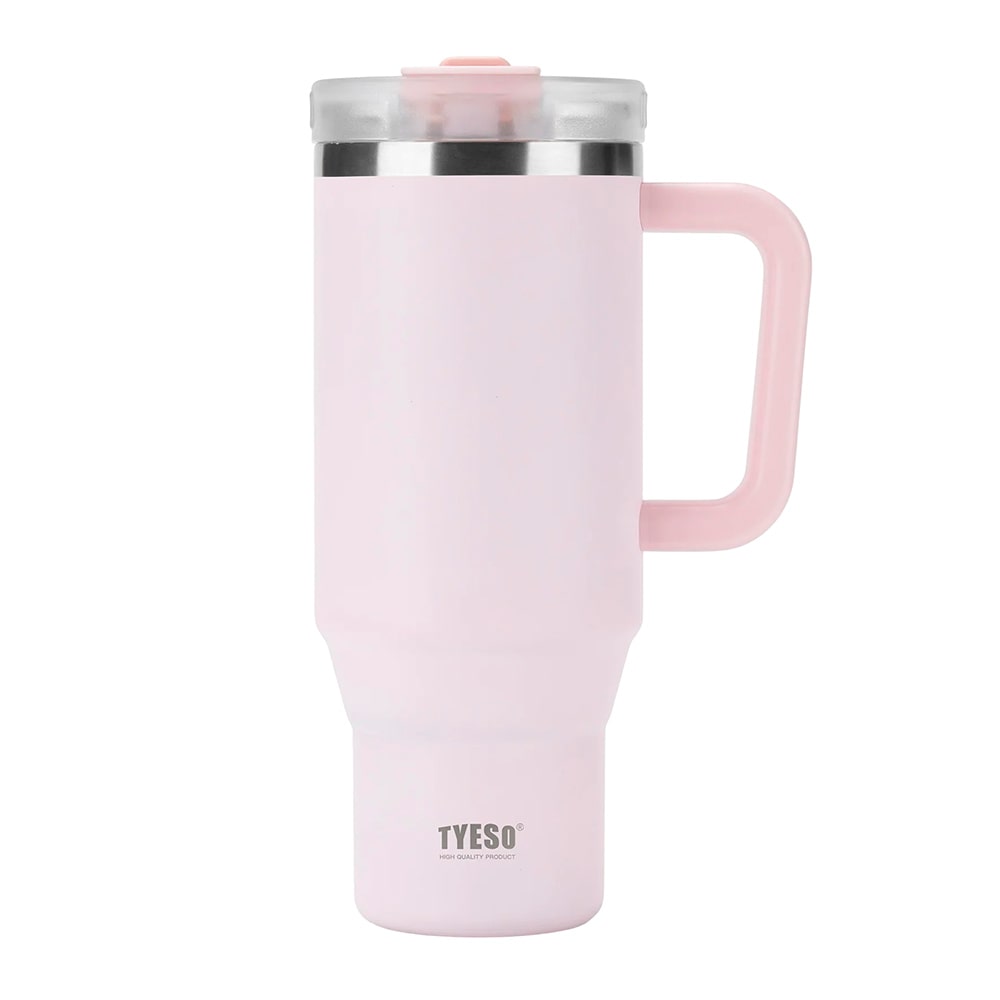 vaso termico de acero inoxidable botella hermetica tyeso rosa