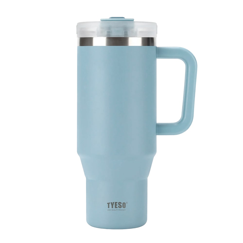 vaso termico de acero inoxidable botella hermetica tyeso celeste