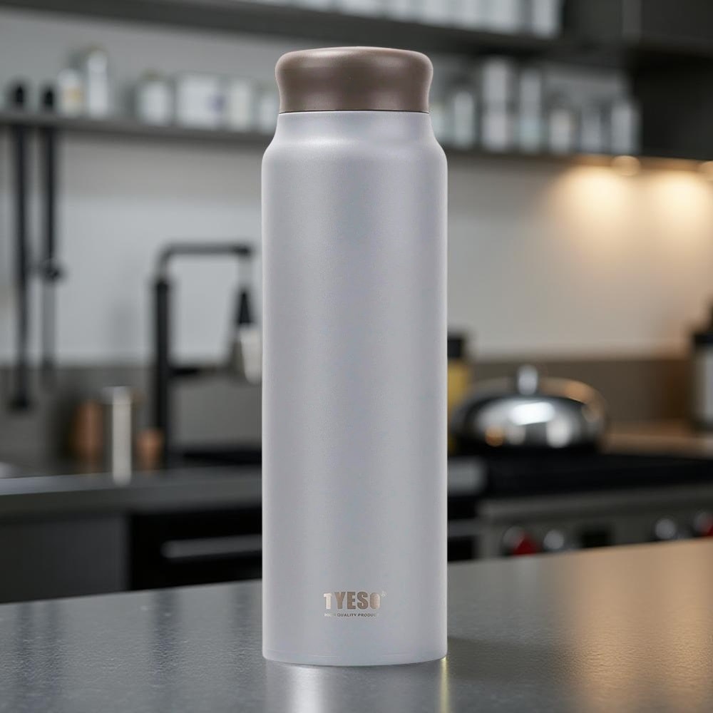 termo ligero para café y te color gris