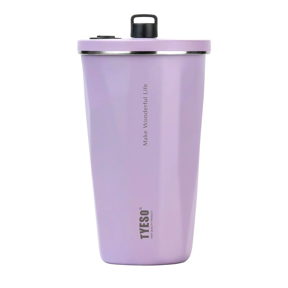 vaso termico de acero inoxidable para café tyeso violeta