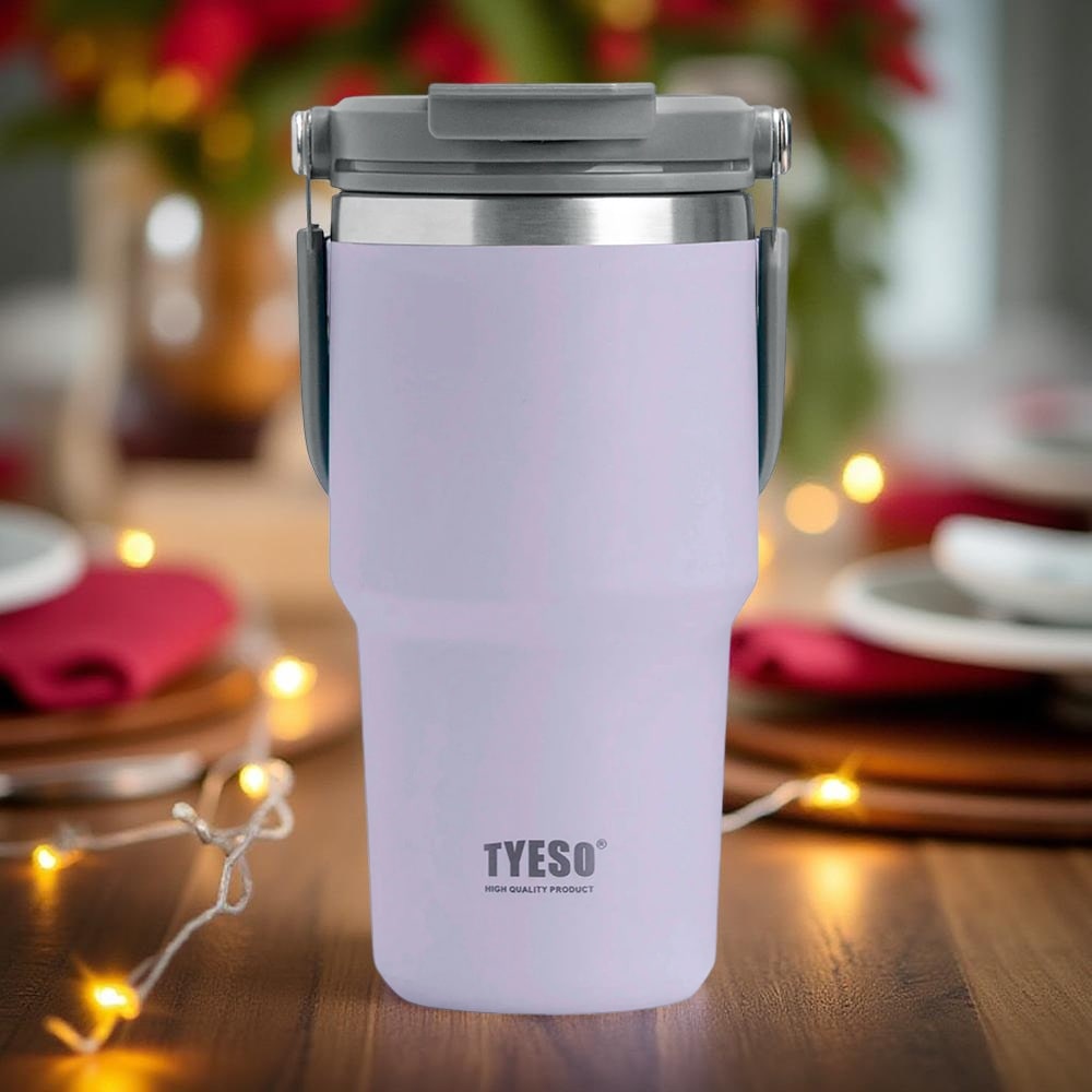 vaso térmico acero portátil tyeso roam 600 ml color violeta