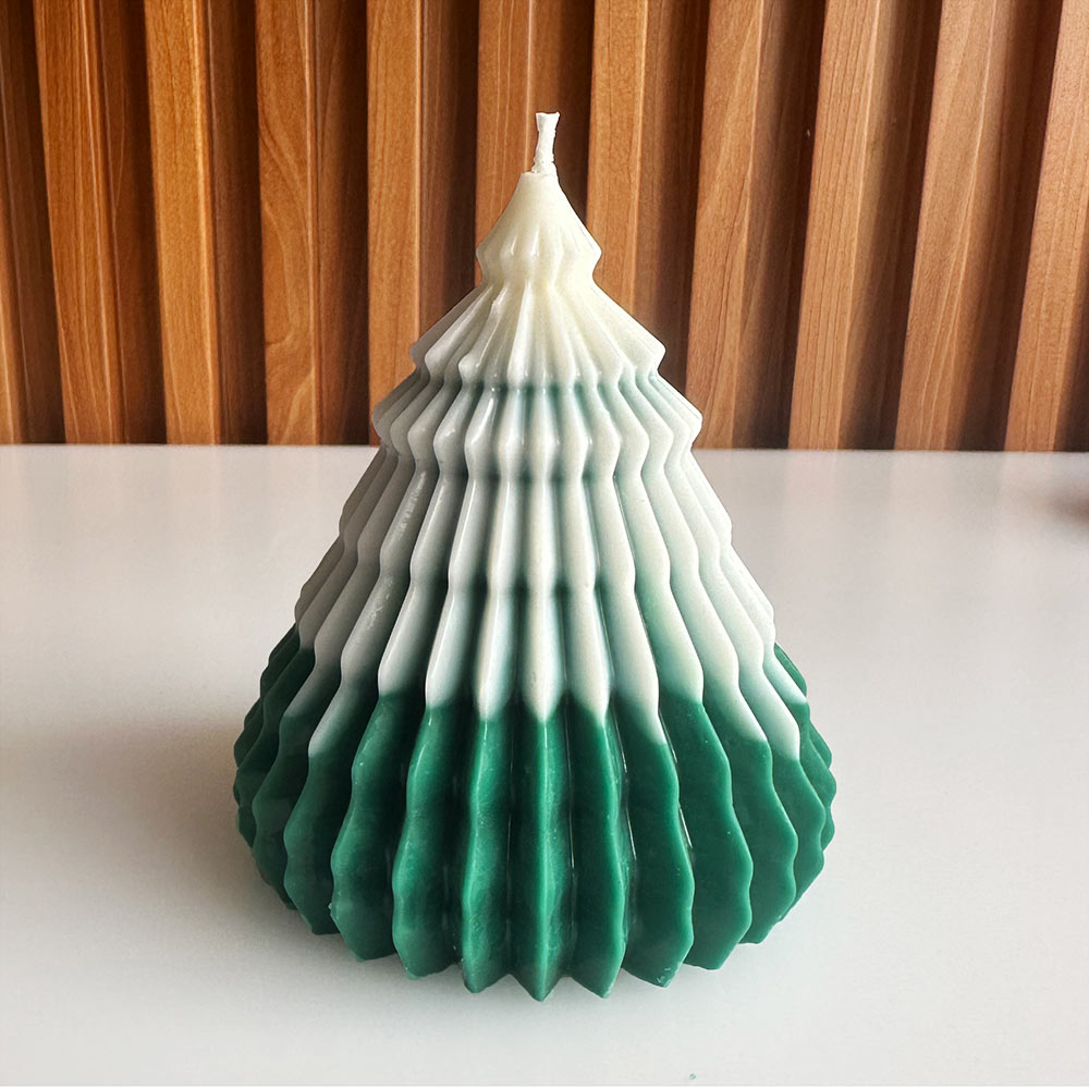 vela de arbol de navidad decorativa con aroma