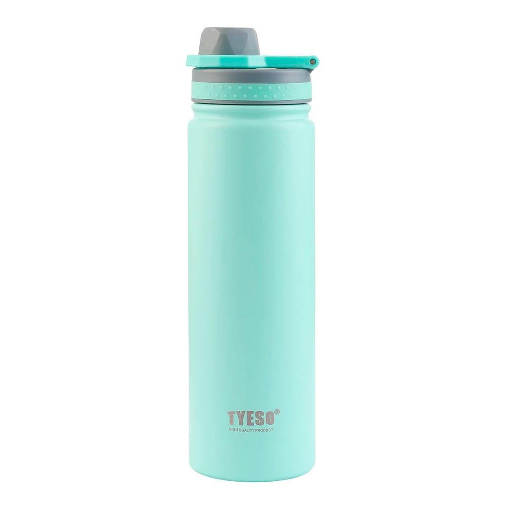 botella de agua deportiva portatil tyeso celeste