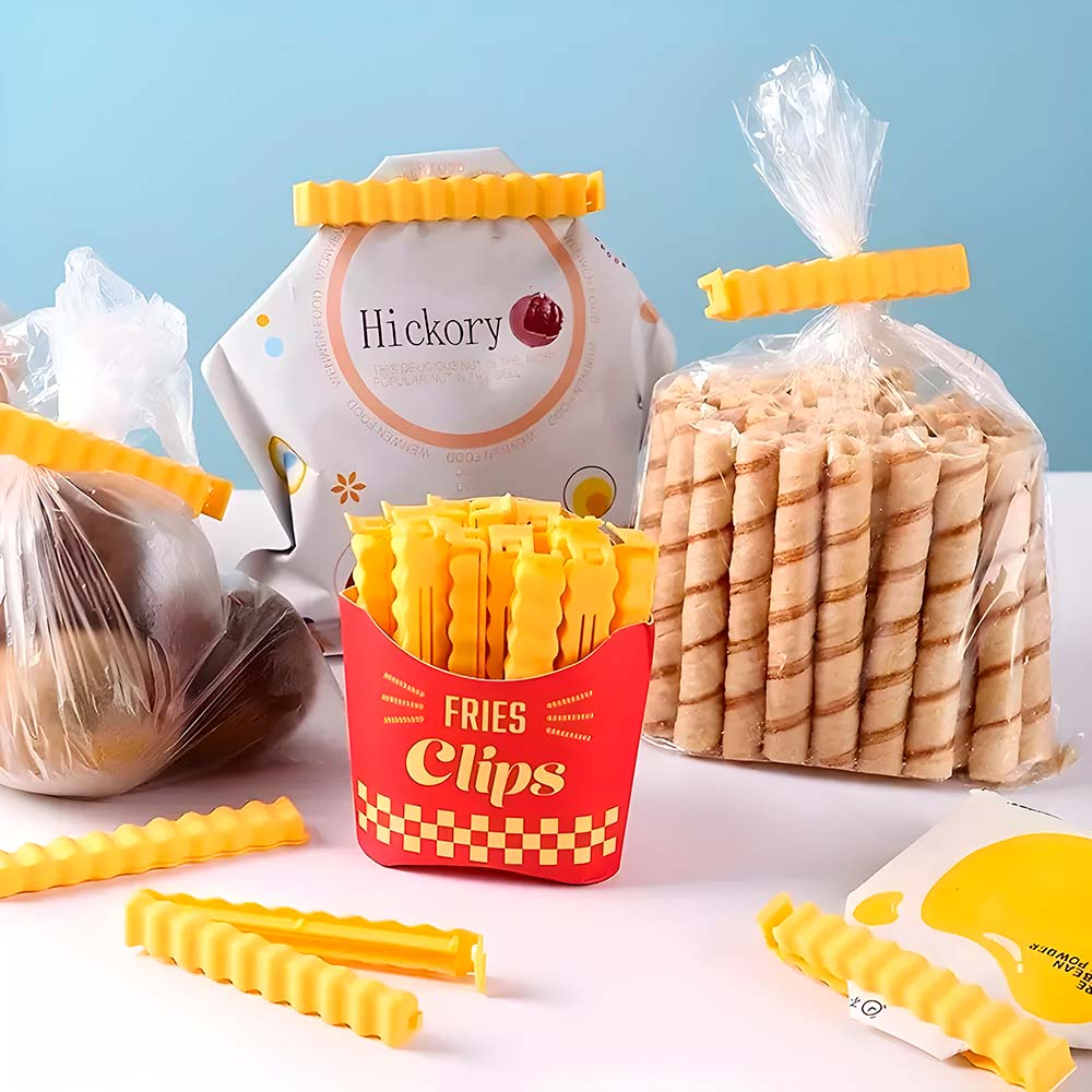 clips de papas fritas para snacks con iman para nevera