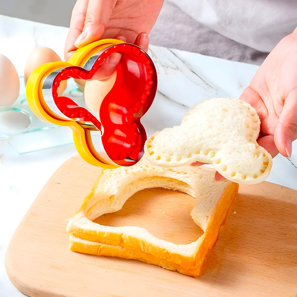 molde cortador sándwich mickey