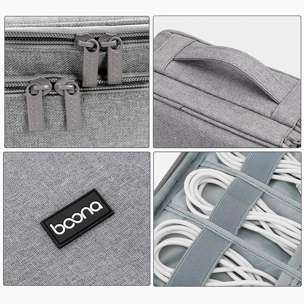 estuche organizador de cables y accesorios baona