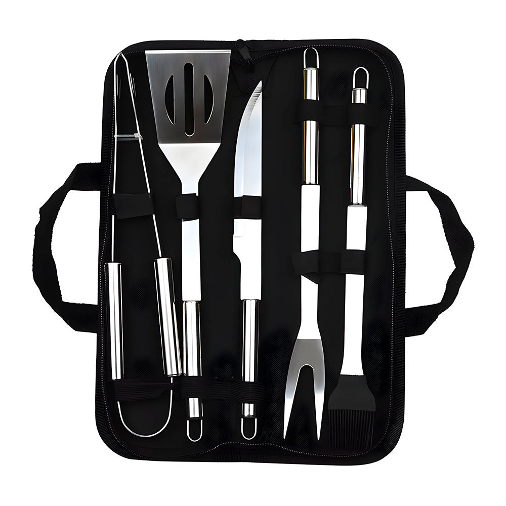 juego de bbq herramientas para parrilla 5 piezas