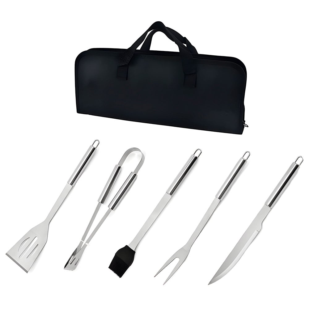 juego de bbq herramientas para parrilla 5 piezas