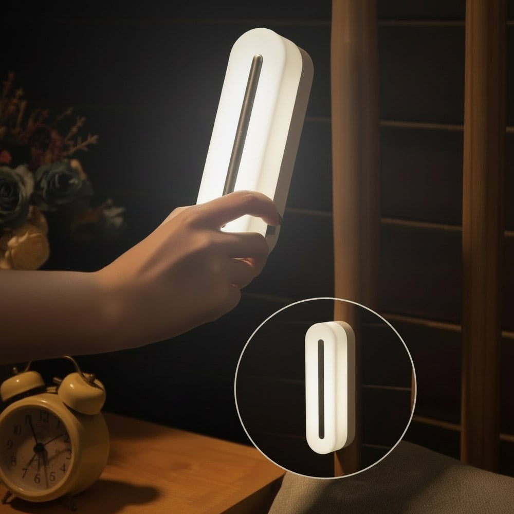 lampara recargable con cargador de celular inalambrico