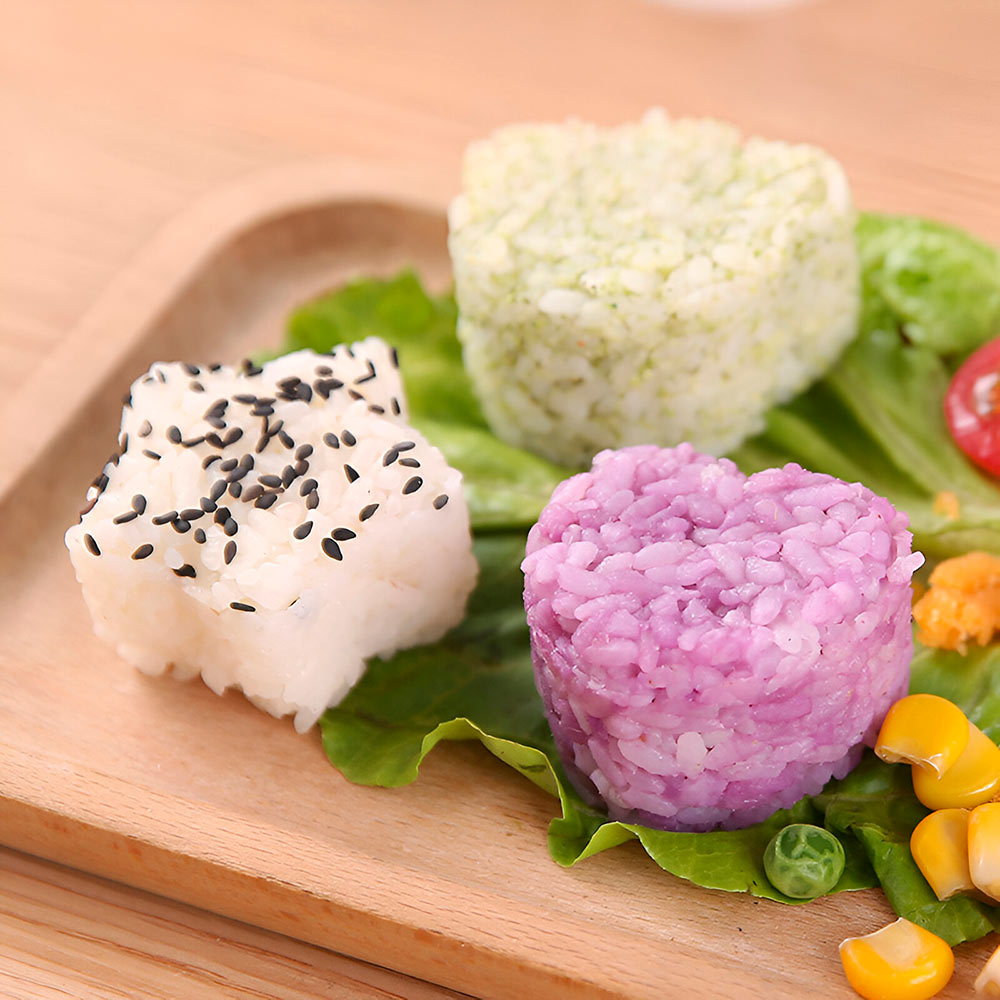 moldes para arroz y sushi lonchera