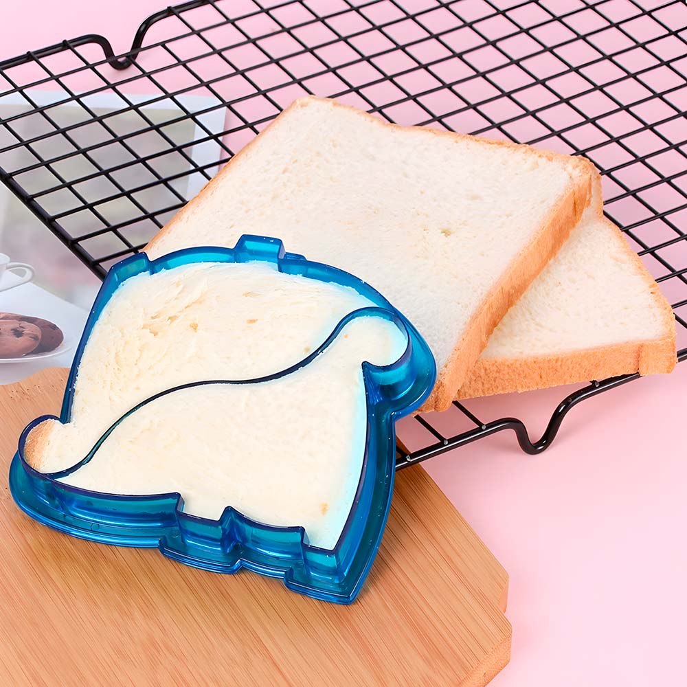molde cortador sandwich lonchera dinosaurio