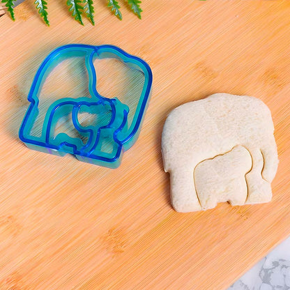 molde cortador sandwich lonchera elefante