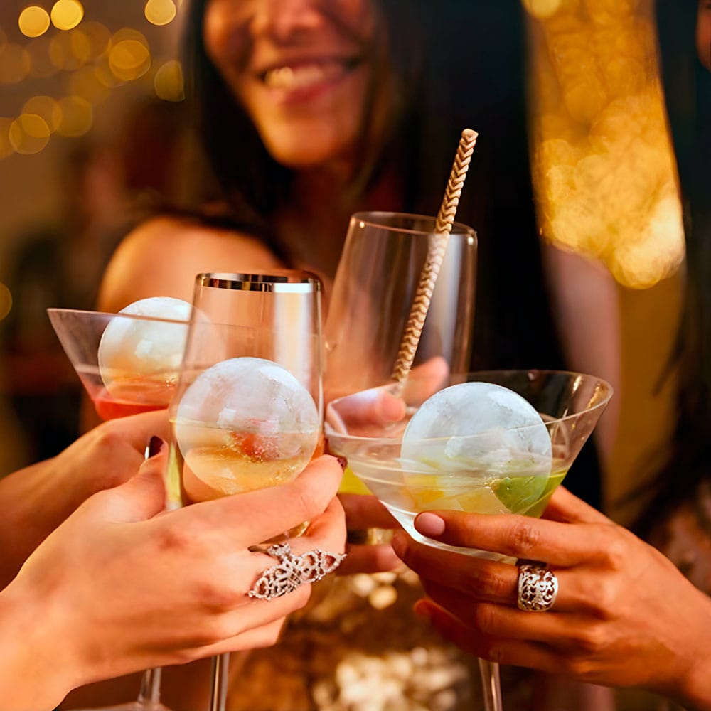 molde de hielo esfera dpara cocktail