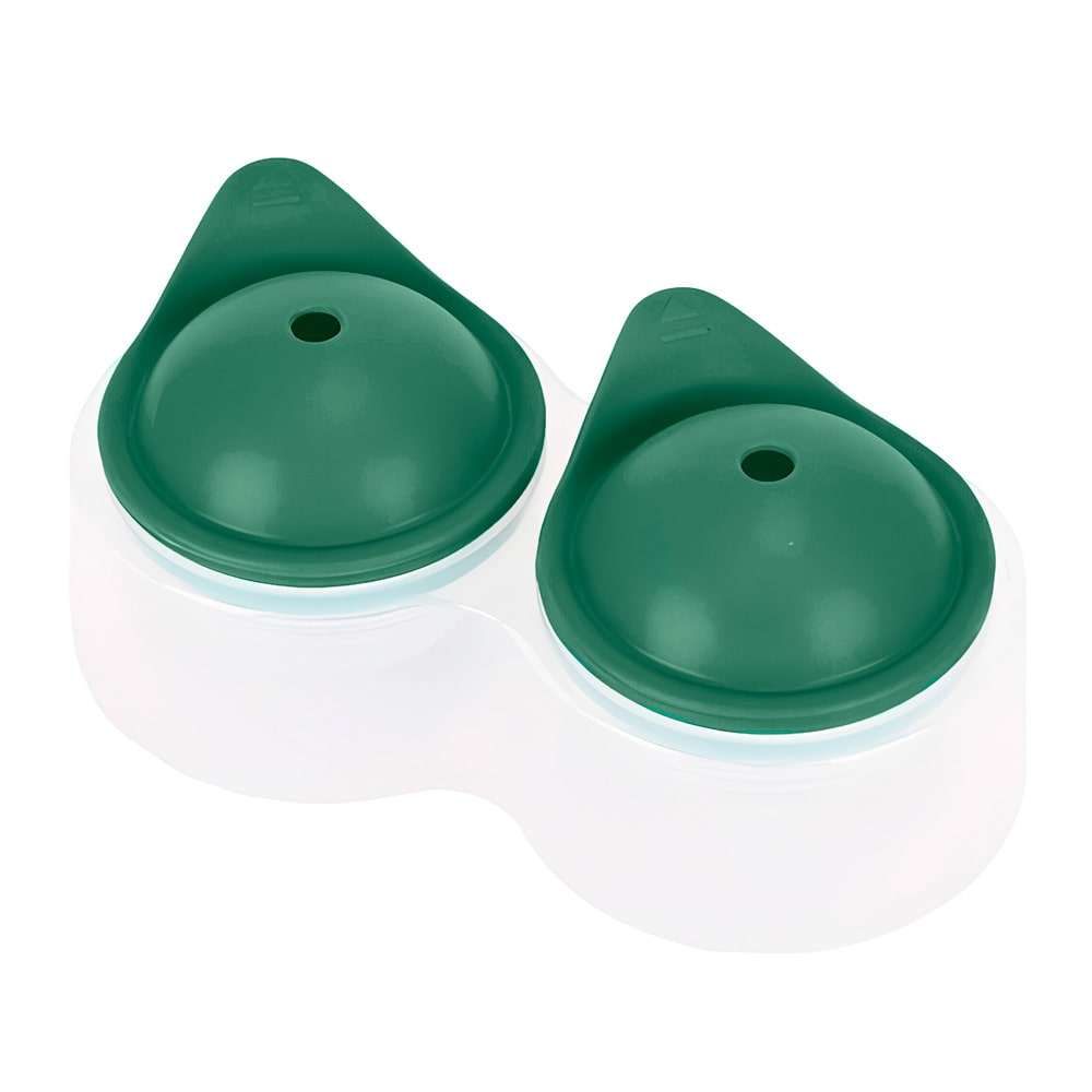 molde de hielo esfera color verde