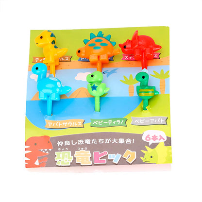 palillos de fruta para niños dinosaurio