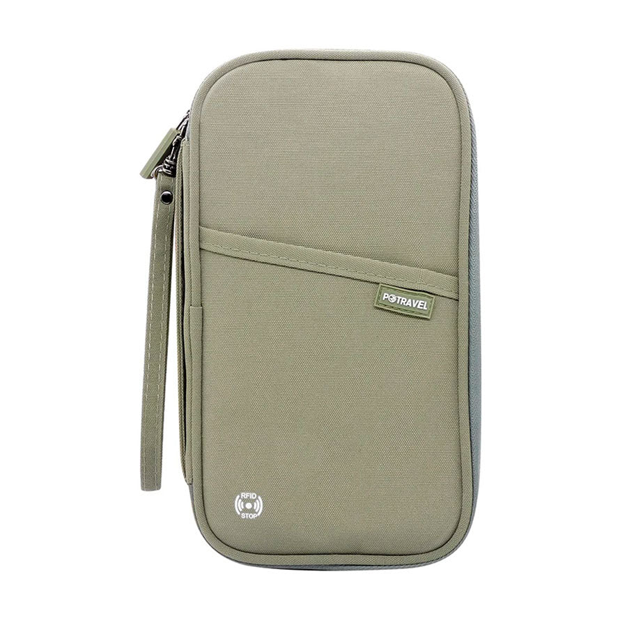 organizador de viaje para pasaportes y documentos con proteccion rfid