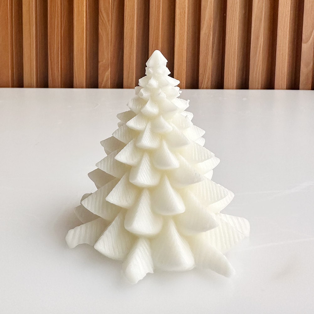 vela de arbol de navidad decorativa con aroma
