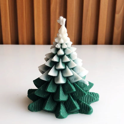 vela de arbol de navidad decorativa con aroma